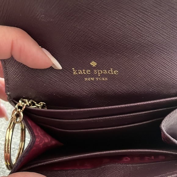 Kate Spade Mini Bifold Wallet Keychain - Picture 4 of 6